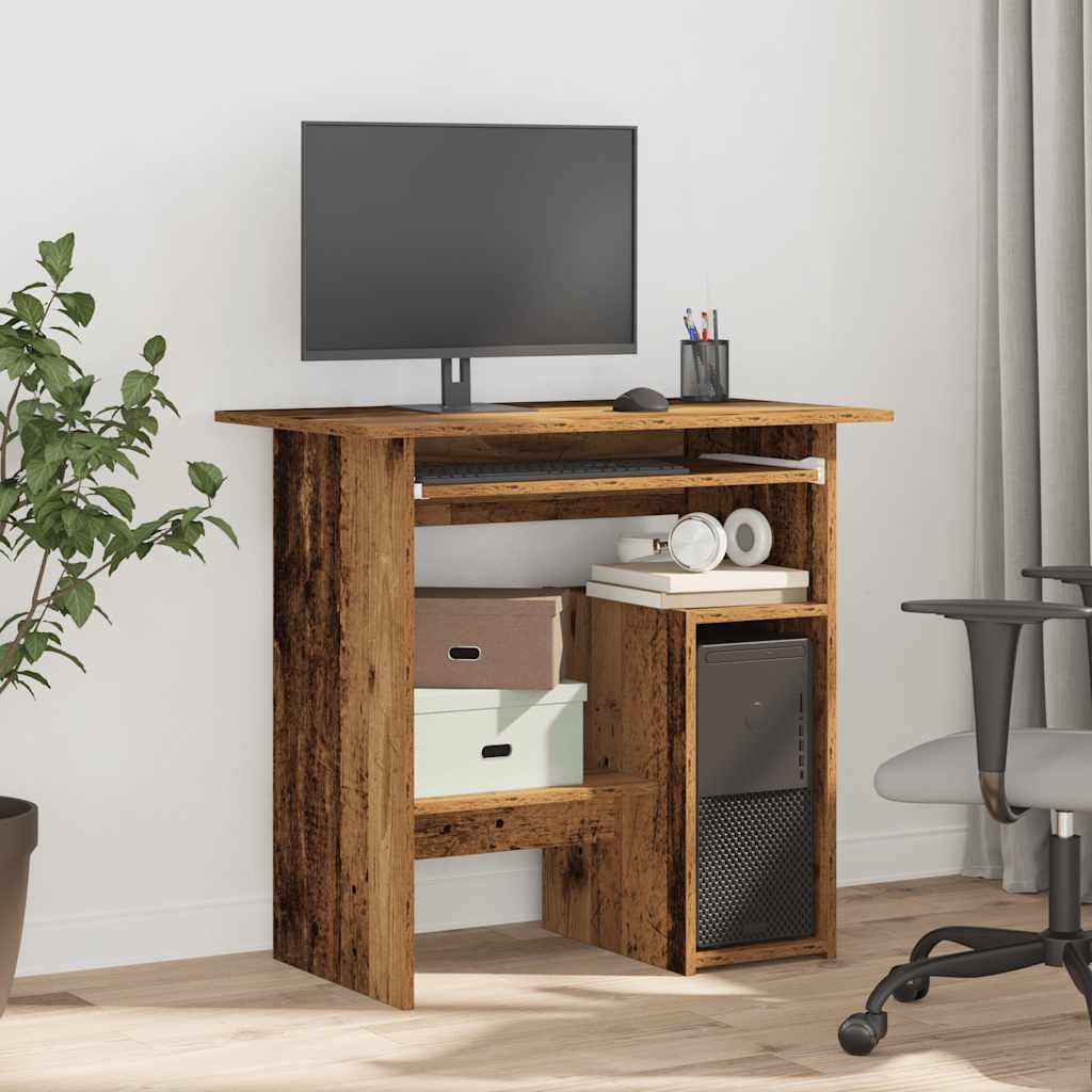 Schreibtisch Altholz-Optik 80x45x74 cm Holzwerkstoff