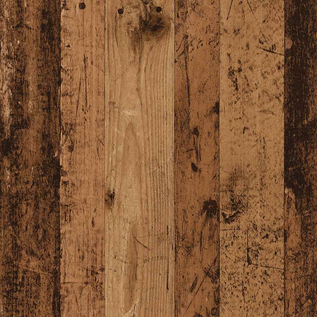 Desk, reclaimed wood look, 100x50x76 cm, engineered wood