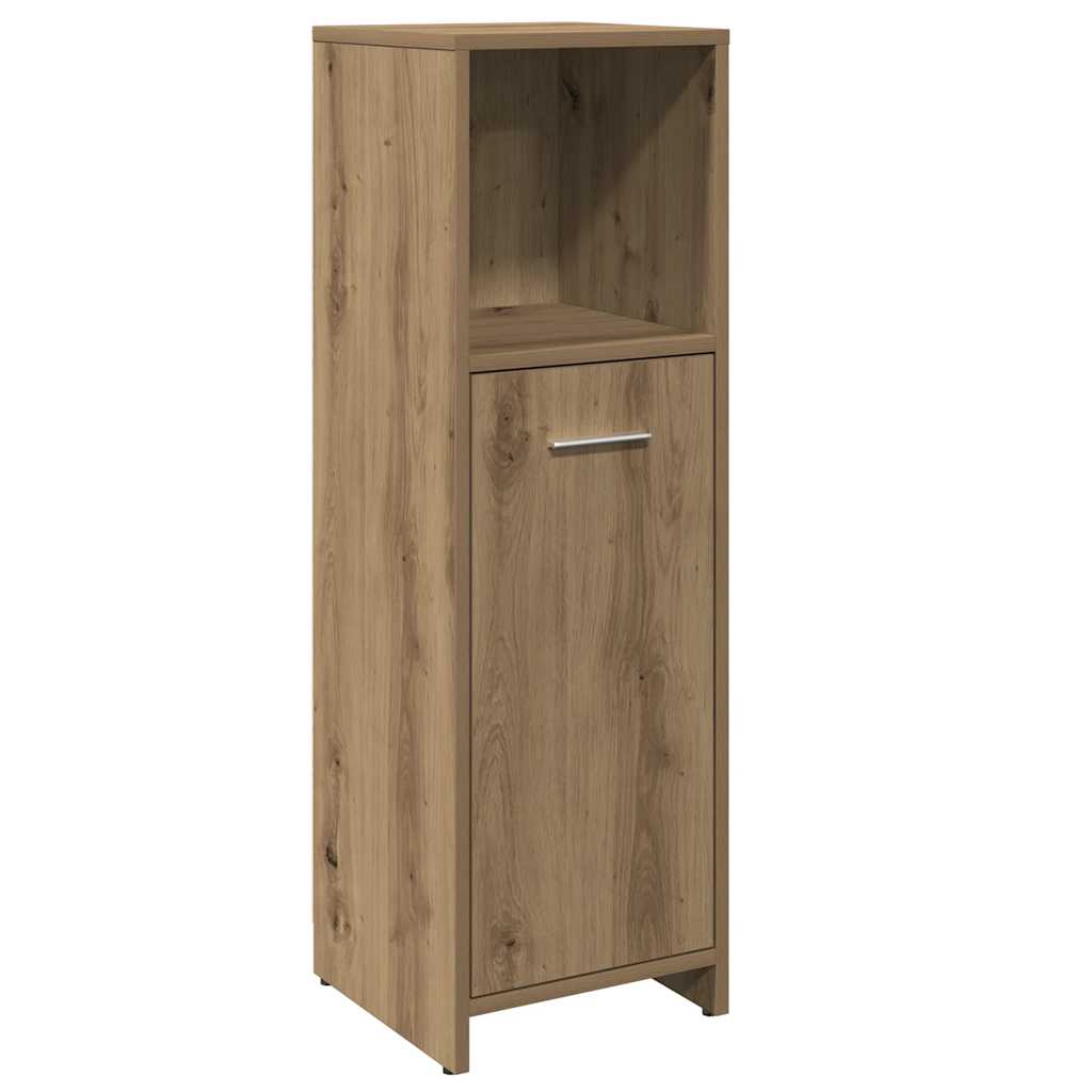 Badschrank Artisan-Eiche 30x30x95 cm Holzwerkstoff
