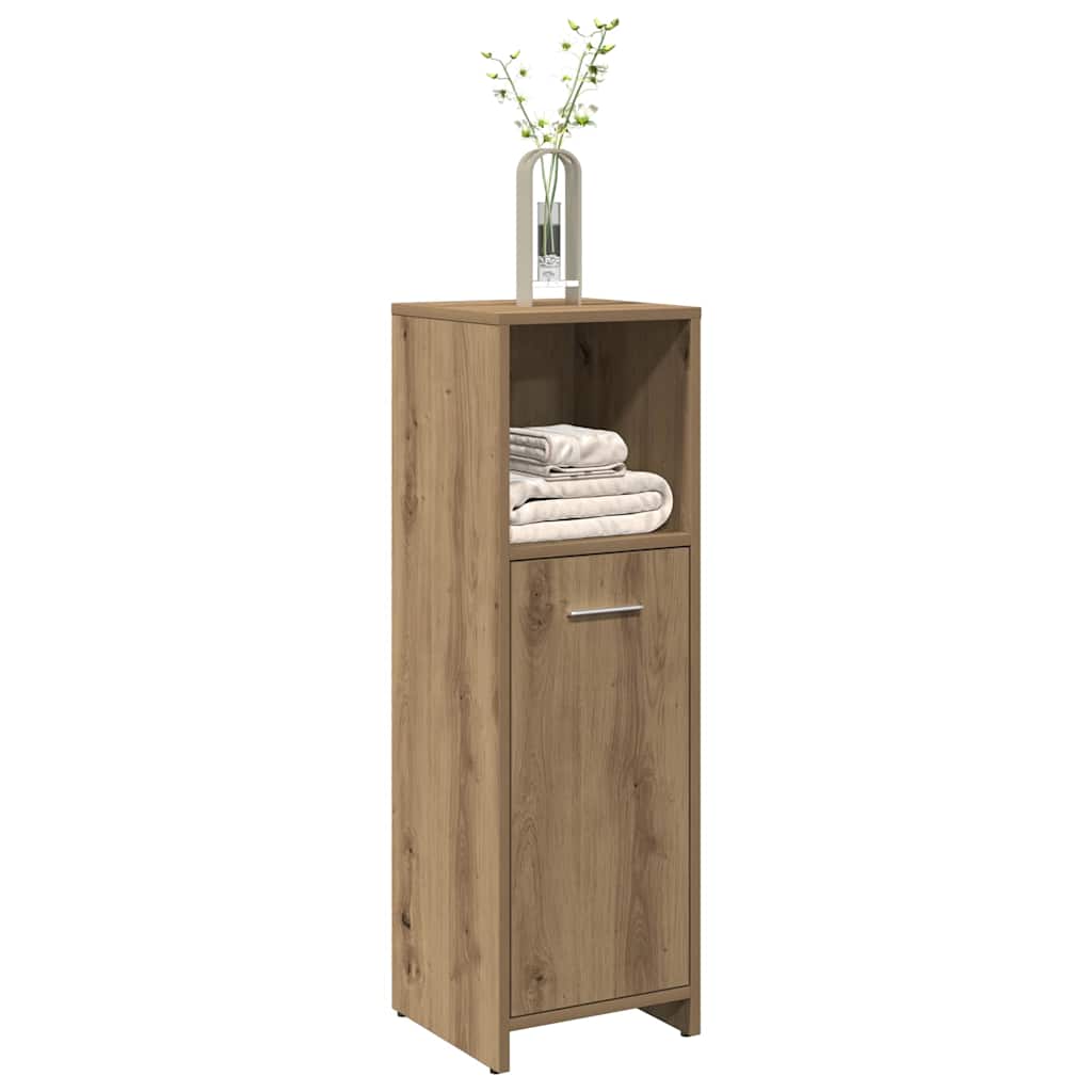 Badschrank Artisan-Eiche 30x30x95 cm Holzwerkstoff