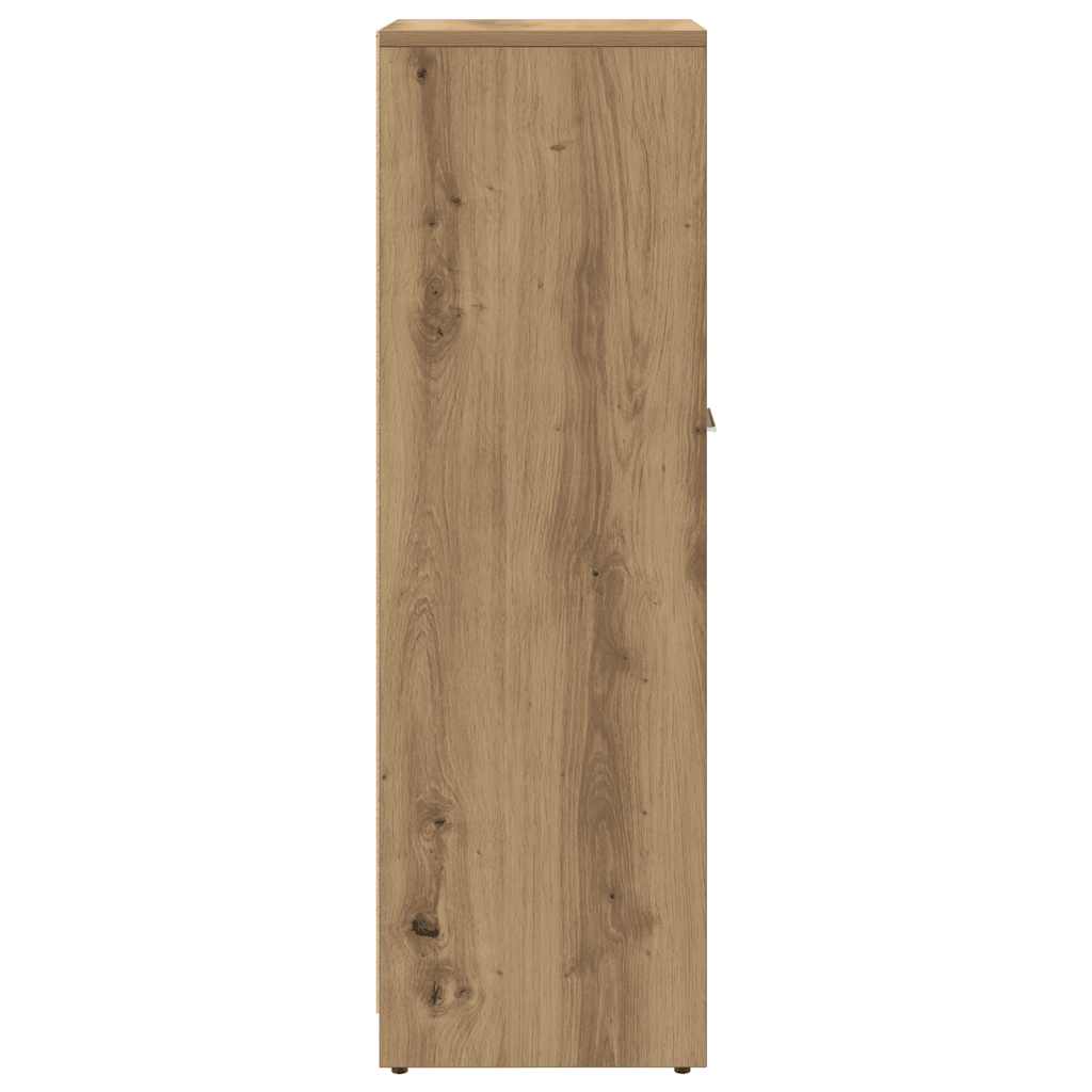 Badschrank Artisan-Eiche 30x30x95 cm Holzwerkstoff