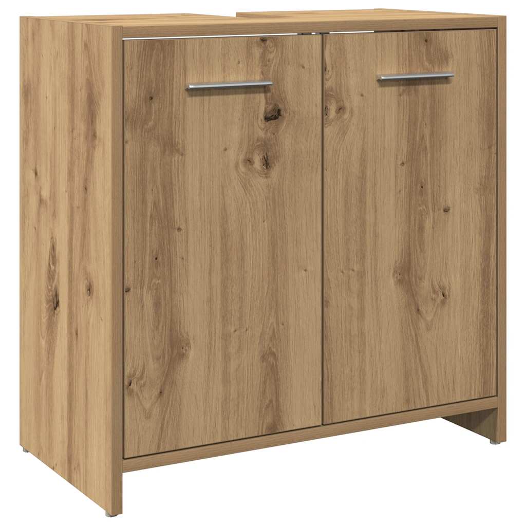 Waschbeckenunterschrank Artisan-Eiche 60x33x60 cm