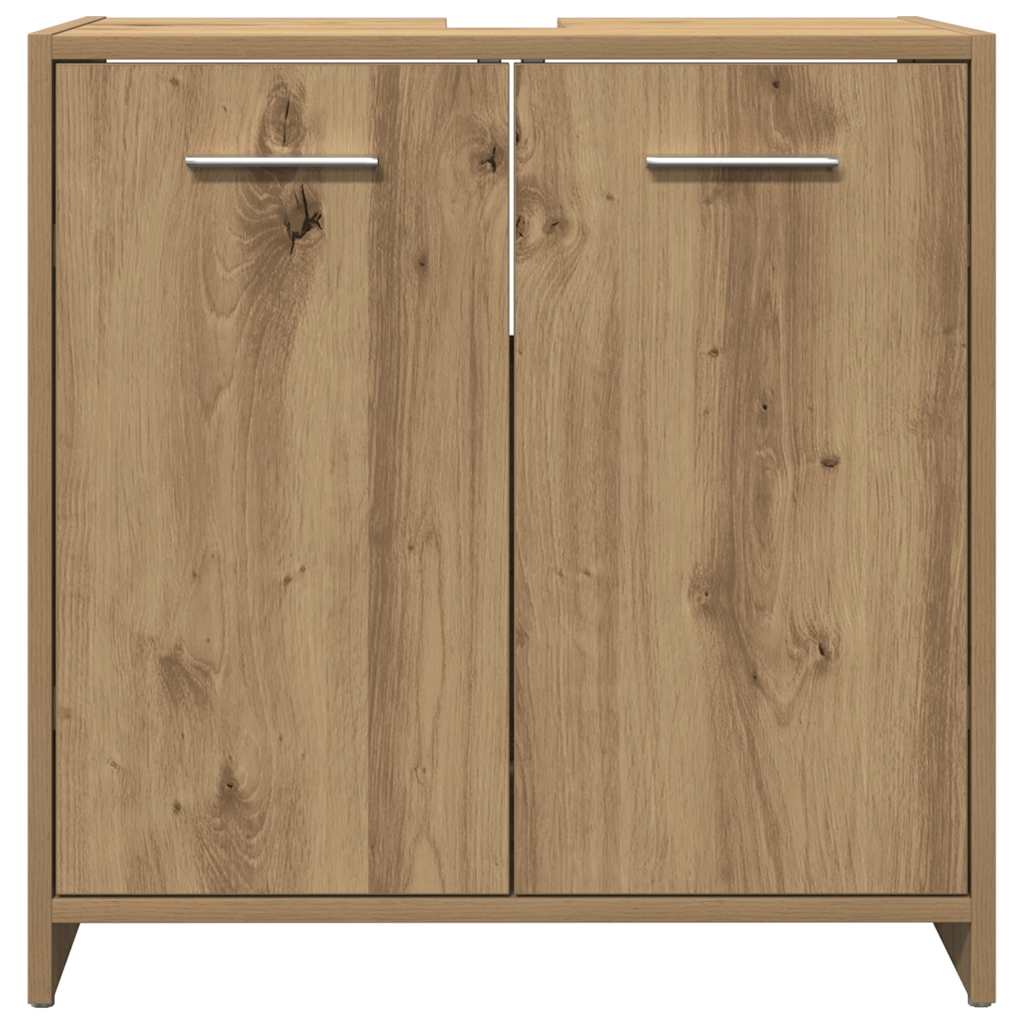 Waschbeckenunterschrank Artisan-Eiche 60x33x60 cm
