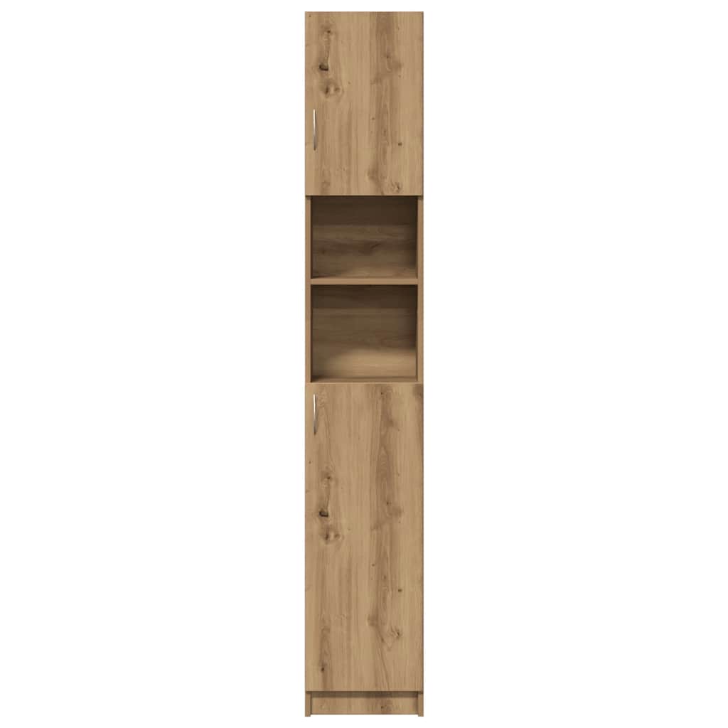 Badezimmerschrank Artisan Oak 32x25,5x190 cm Holzwerkstoff
