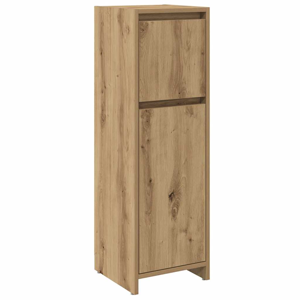 Badschrank Artisan-Eiche 30x30x95 cm Holzwerkstoff