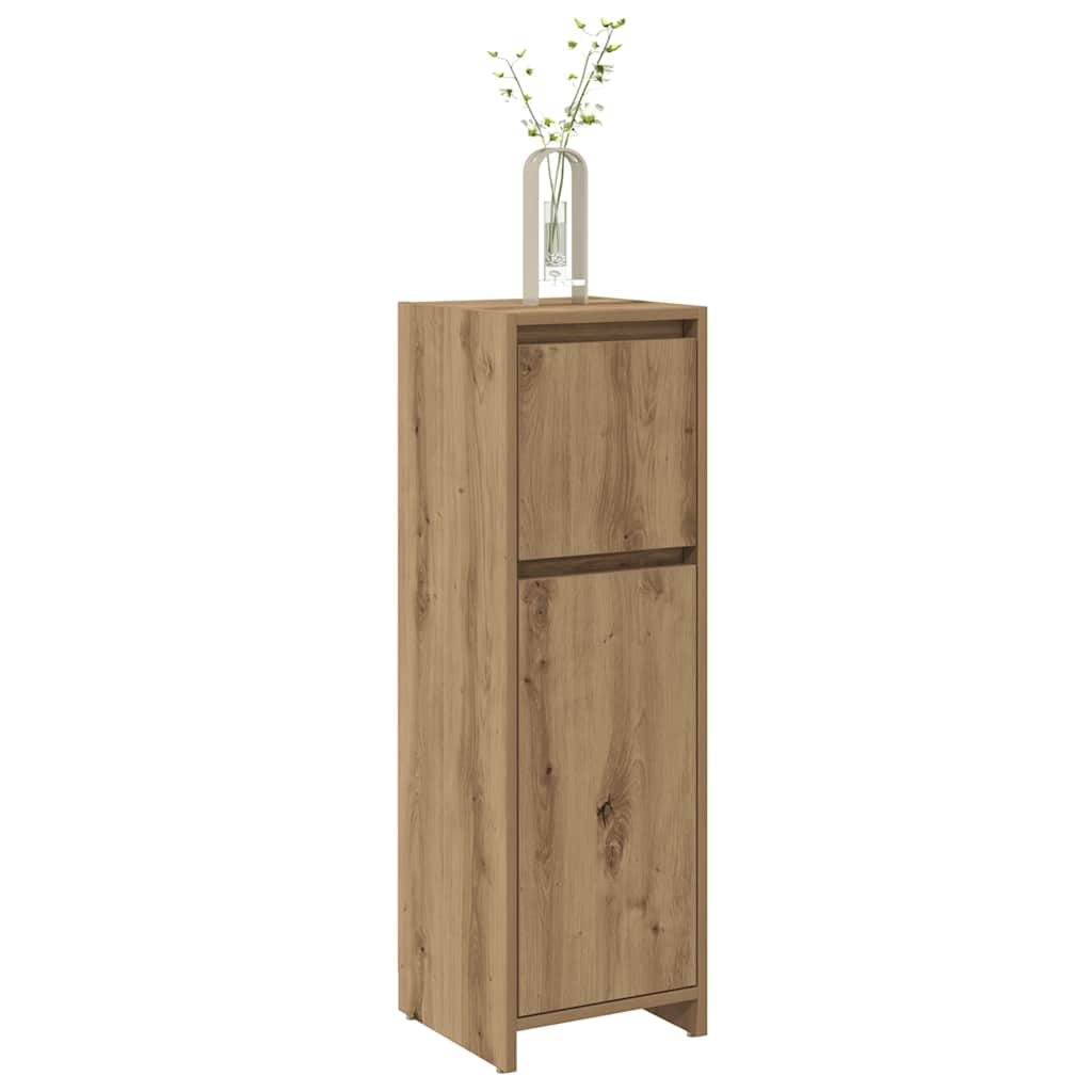 Badschrank Artisan-Eiche 30x30x95 cm Holzwerkstoff