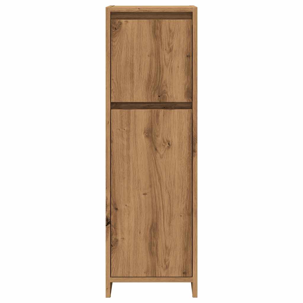 Badschrank Artisan-Eiche 30x30x95 cm Holzwerkstoff
