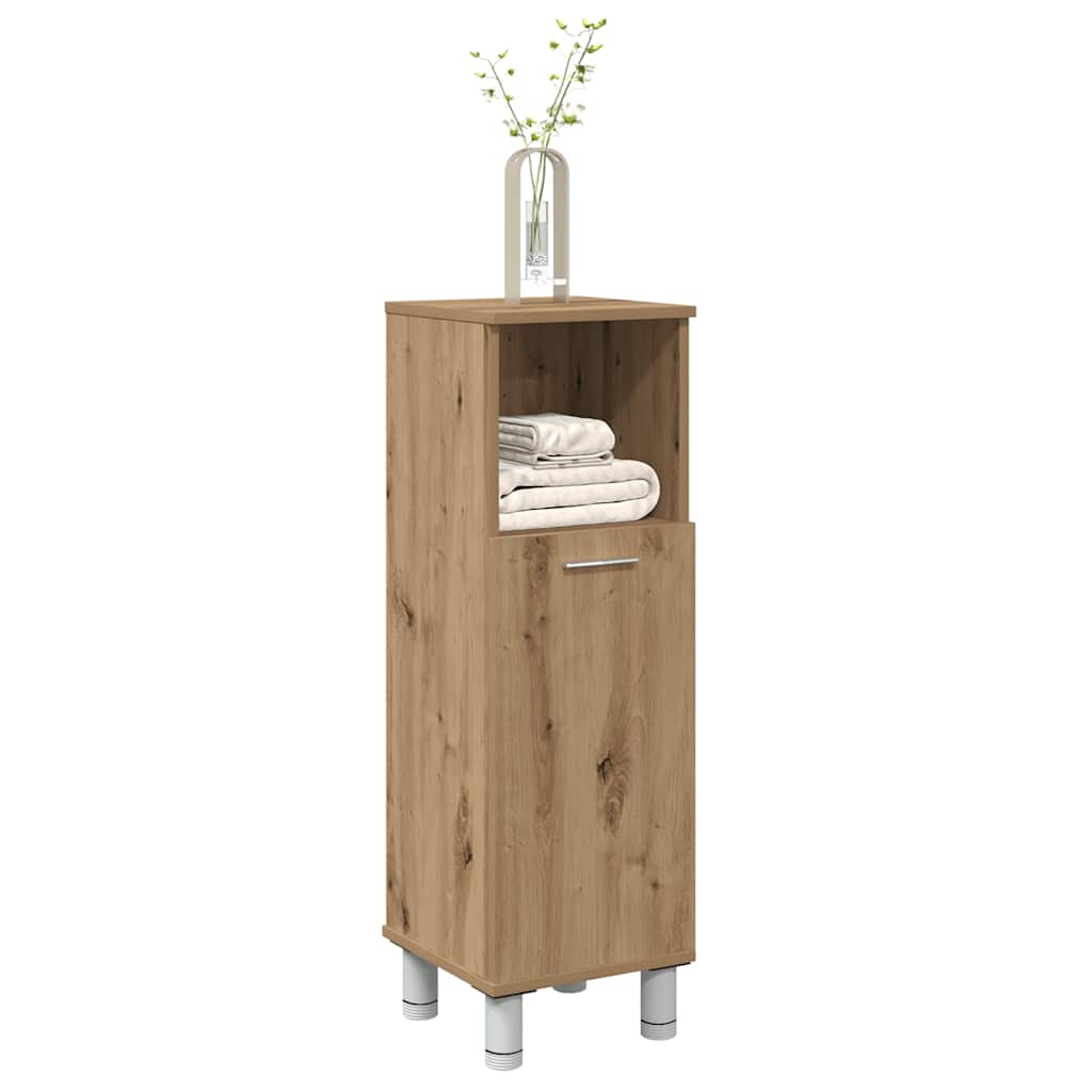Badschrank Artisan-Eiche 30x30x95 cm Holzwerkstoff
