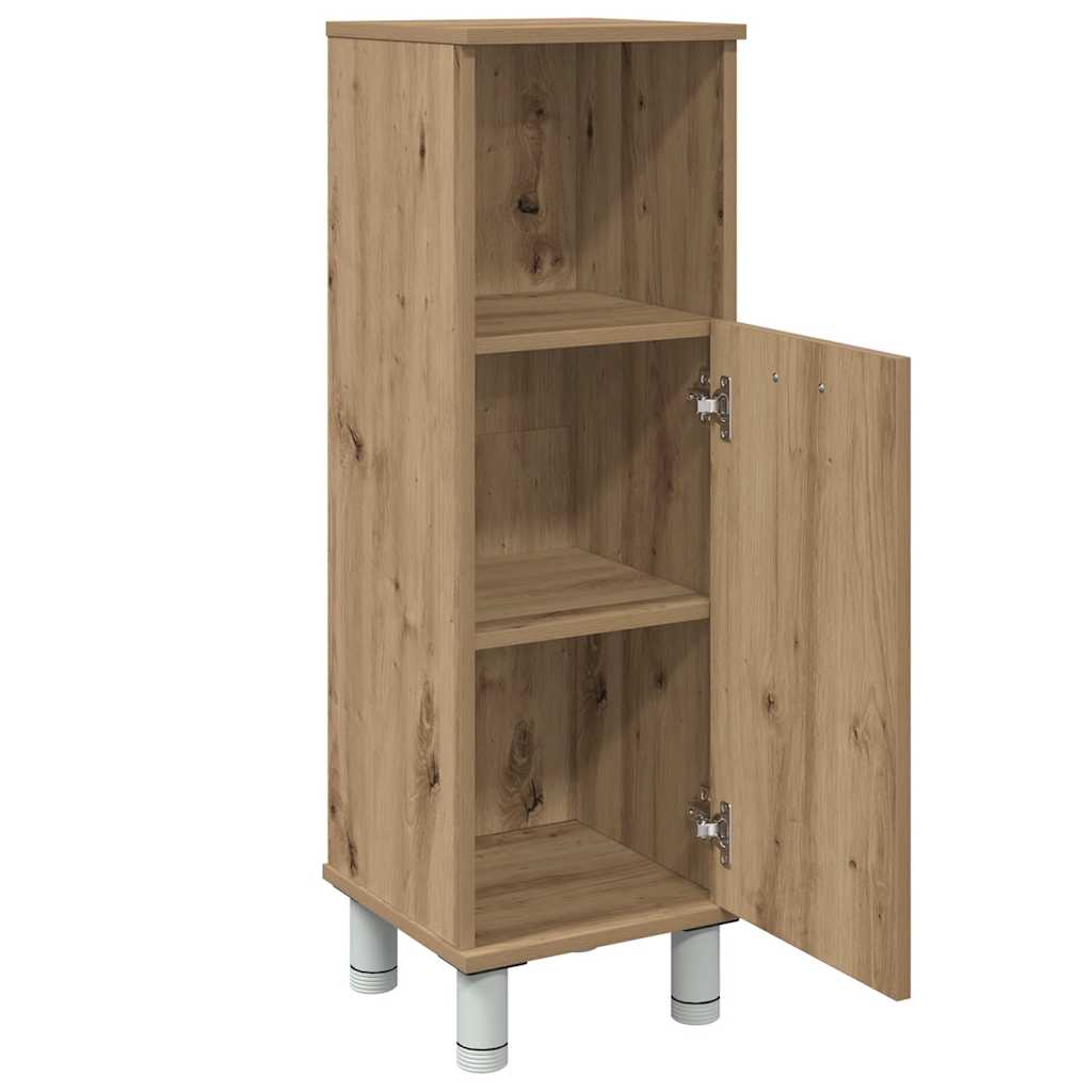 Badschrank Artisan-Eiche 30x30x95 cm Holzwerkstoff