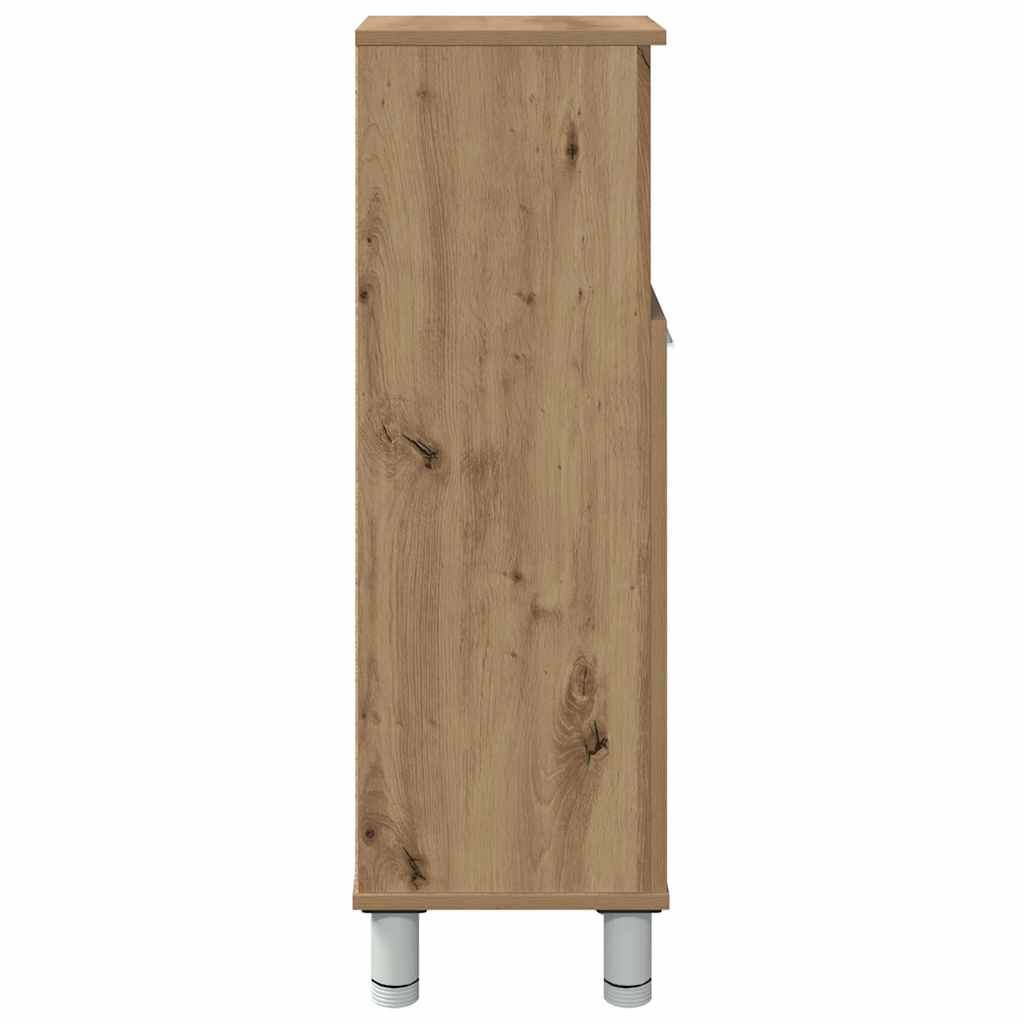 Badschrank Artisan-Eiche 30x30x95 cm Holzwerkstoff