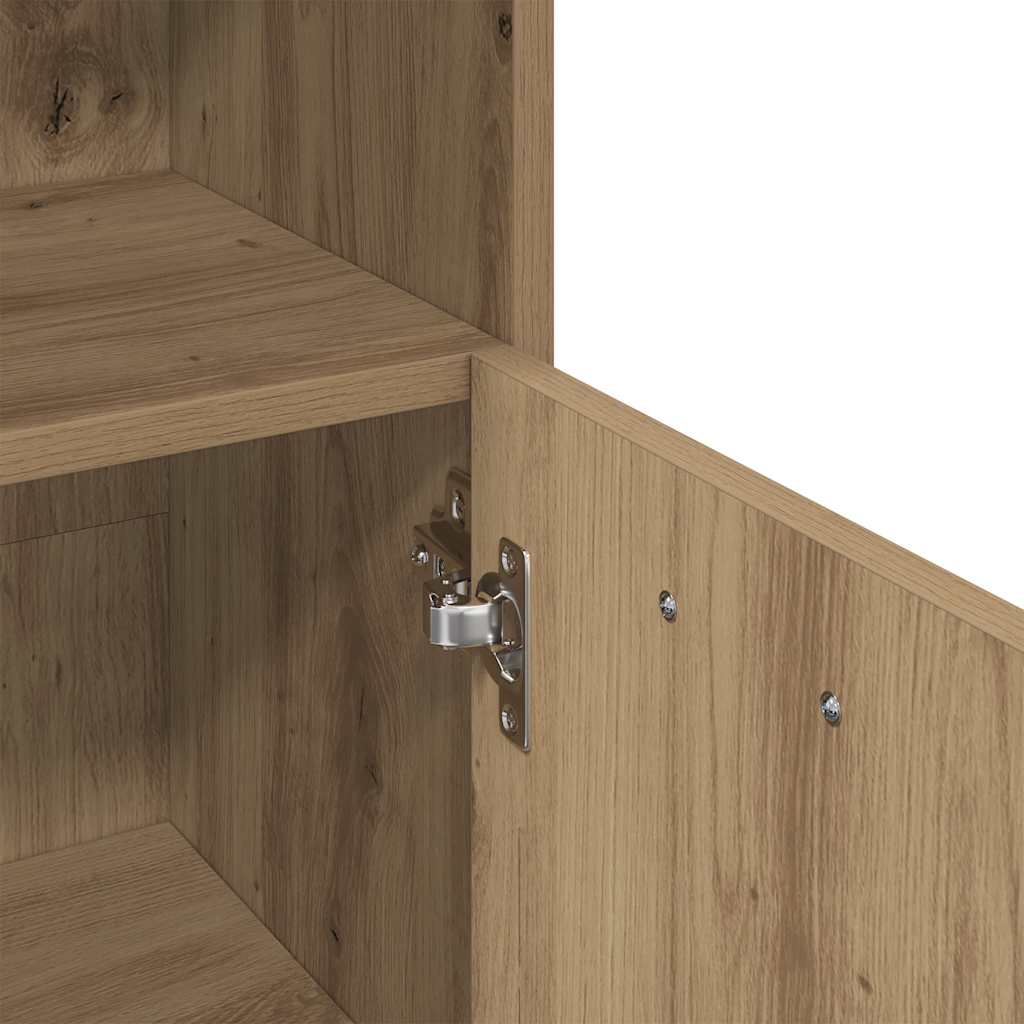 Badschrank Artisan-Eiche 30x30x95 cm Holzwerkstoff