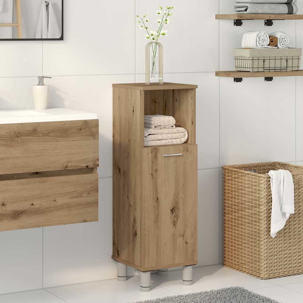 Badschrank Artisan-Eiche 30x30x95 cm Holzwerkstoff