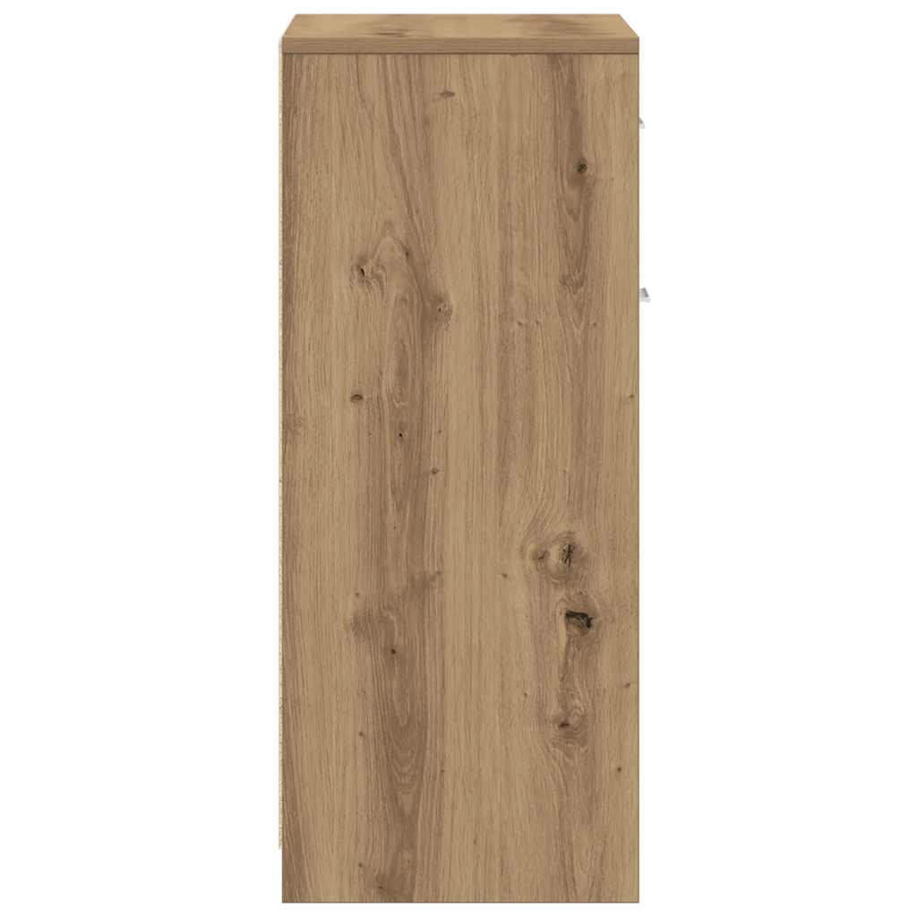 Badschrank Artisan-Eiche 60x33x80 cm Holzwerkstoff