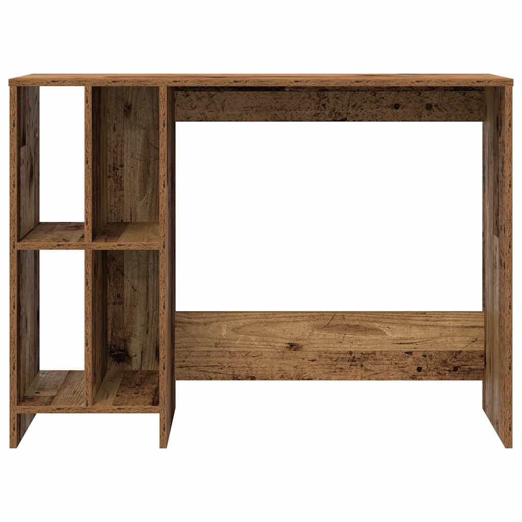 Desk reclaimed wood look 102.5x35x75 cm engineered wood