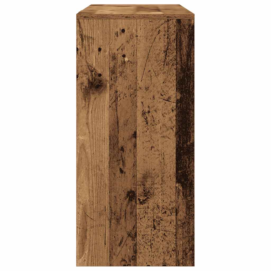 Desk reclaimed wood look 102.5x35x75 cm engineered wood
