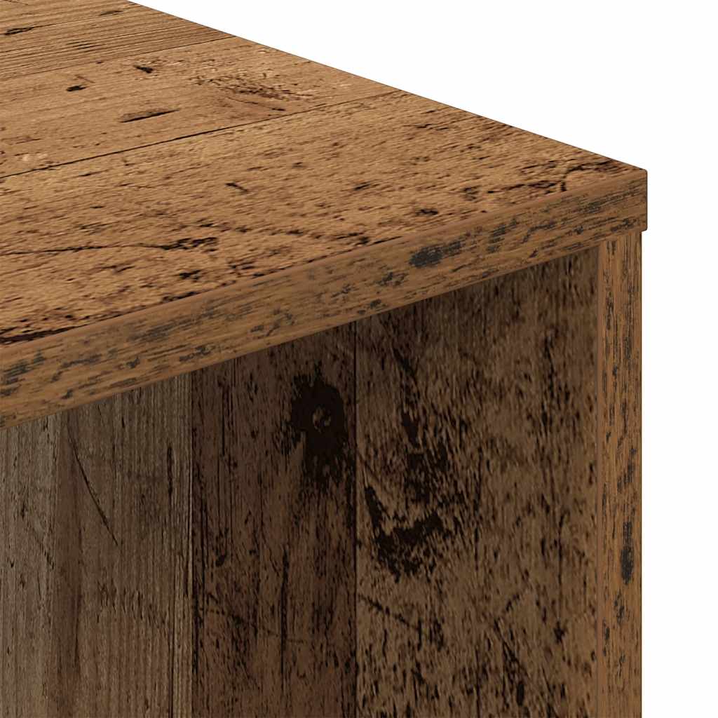 Desk reclaimed wood look 102.5x35x75 cm engineered wood