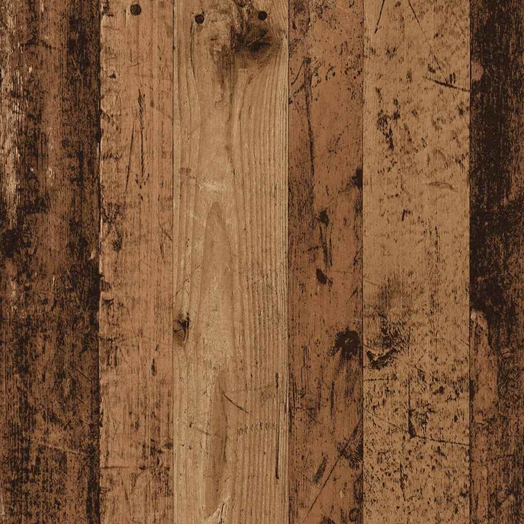 Desk reclaimed wood look 102.5x35x75 cm engineered wood