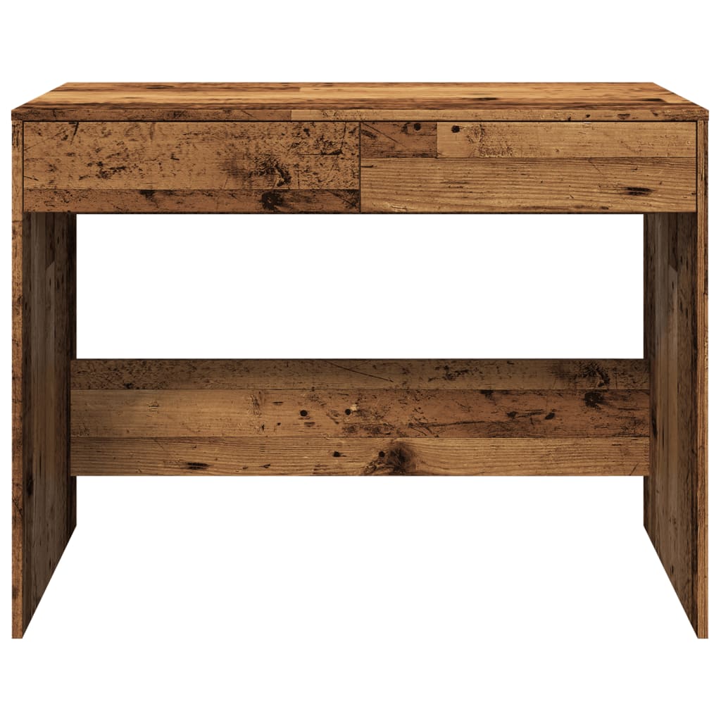 Desk in reclaimed wood look 101x50x76.5 cm engineered wood