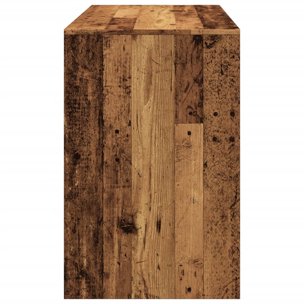 Desk in reclaimed wood look 101x50x76.5 cm engineered wood