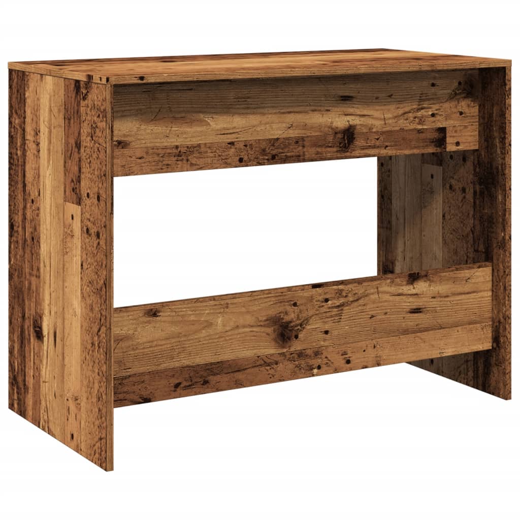 Desk in reclaimed wood look 101x50x76.5 cm engineered wood