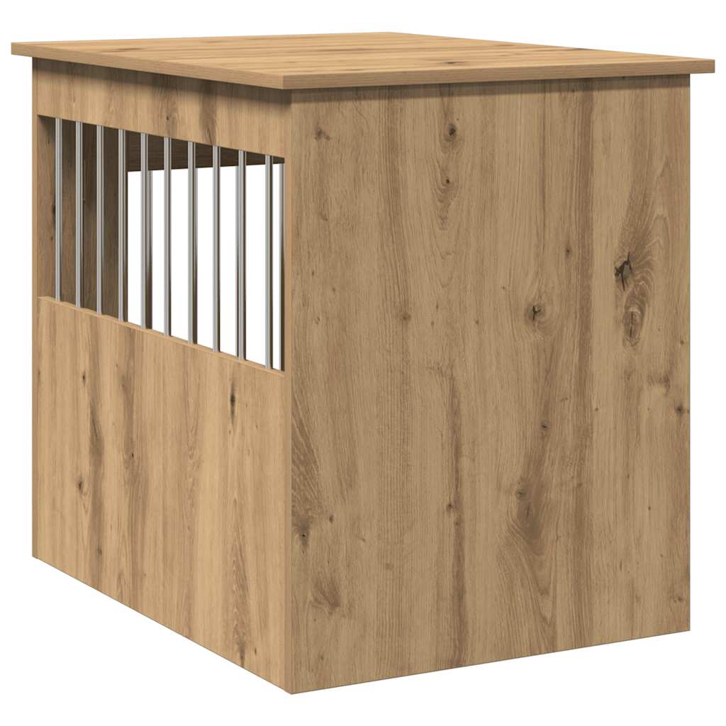 Hundekäfig im Möbelstil Artisan-Eiche 55x75x65 cm Holzwerkstoff