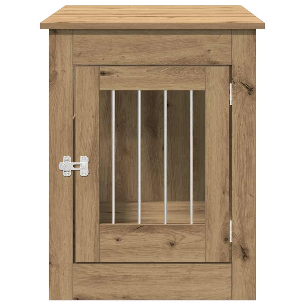 Hundekäfig im Möbelstil Artisan-Eiche 55x80x68 cm Holzwerkstoff