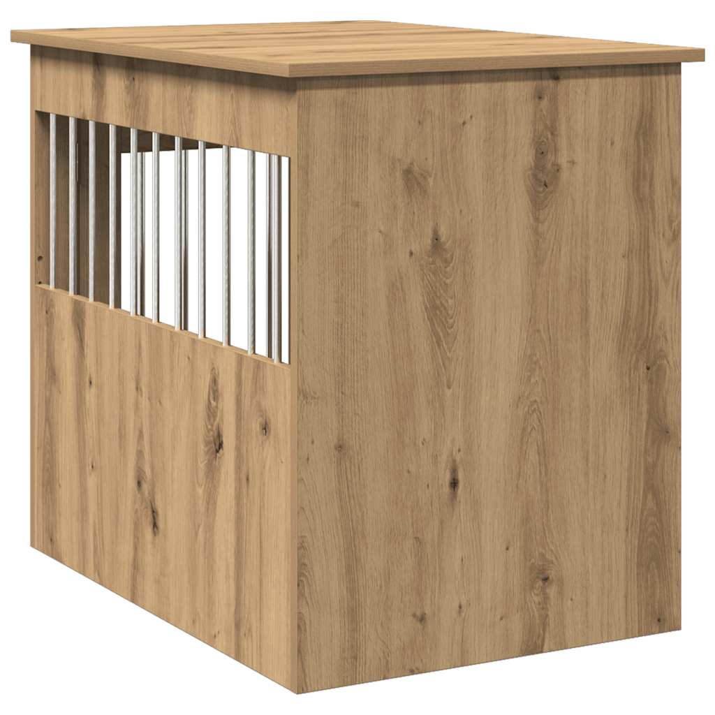 Hundekäfig im Möbelstil Artisan-Eiche 55x80x68 cm Holzwerkstoff
