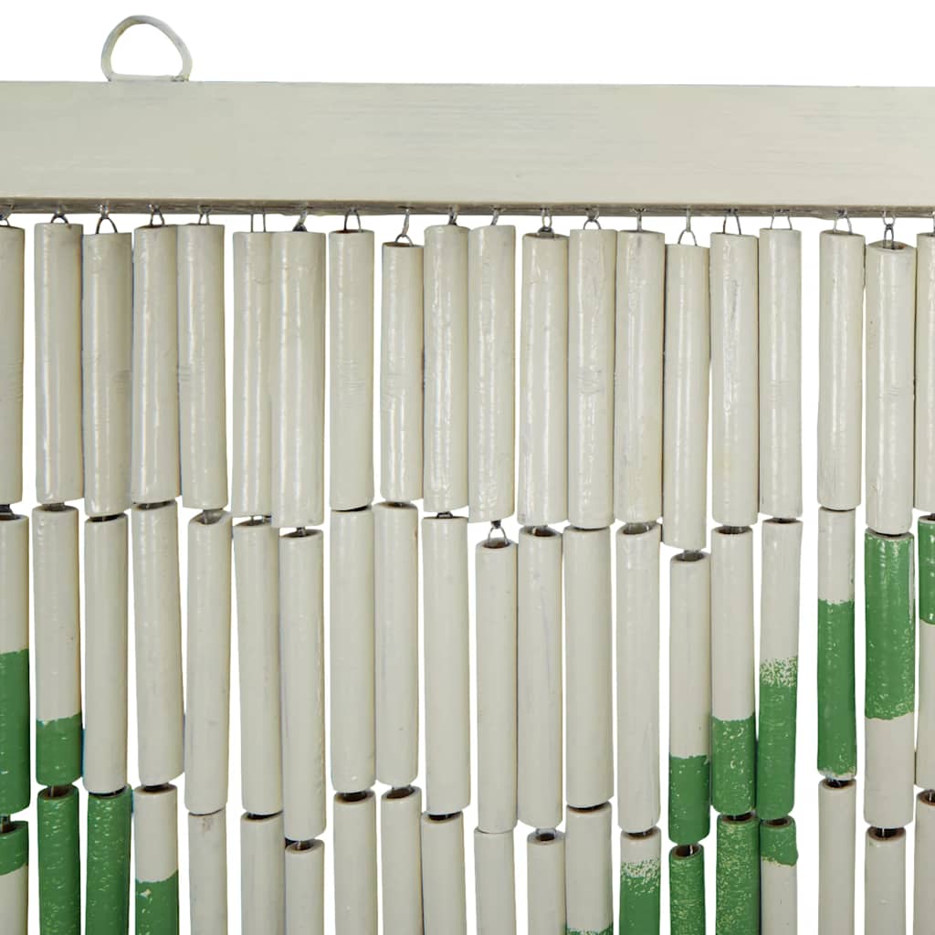 Rideau de porte moustiquaire bambou imprimé 100x200 cm bambou
