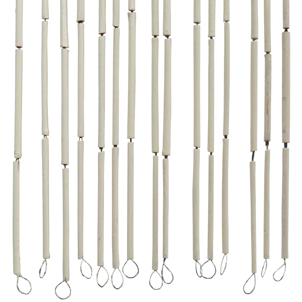 Rideau de porte moustiquaire bambou imprimé 100x200 cm bambou
