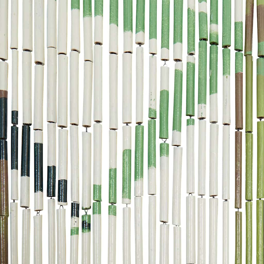 Rideau de porte moustiquaire bambou imprimé 100x200 cm bambou