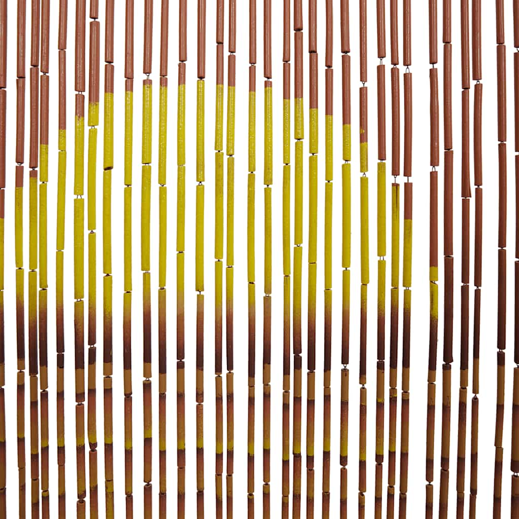 Rideau de porte moustiquaire imprimé palmiers 100x200 cm Bambou