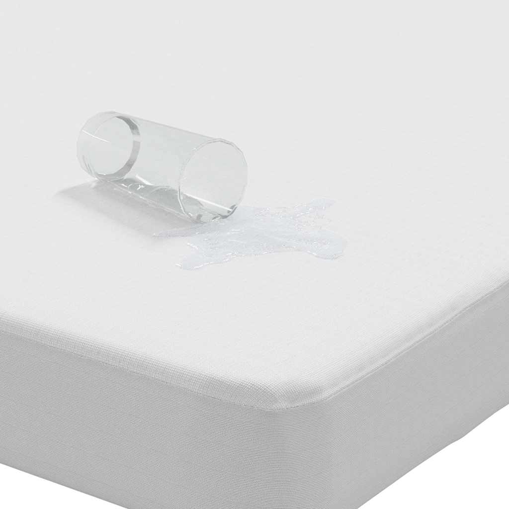 Protège-matelas blanc 160x200 cm imperméable