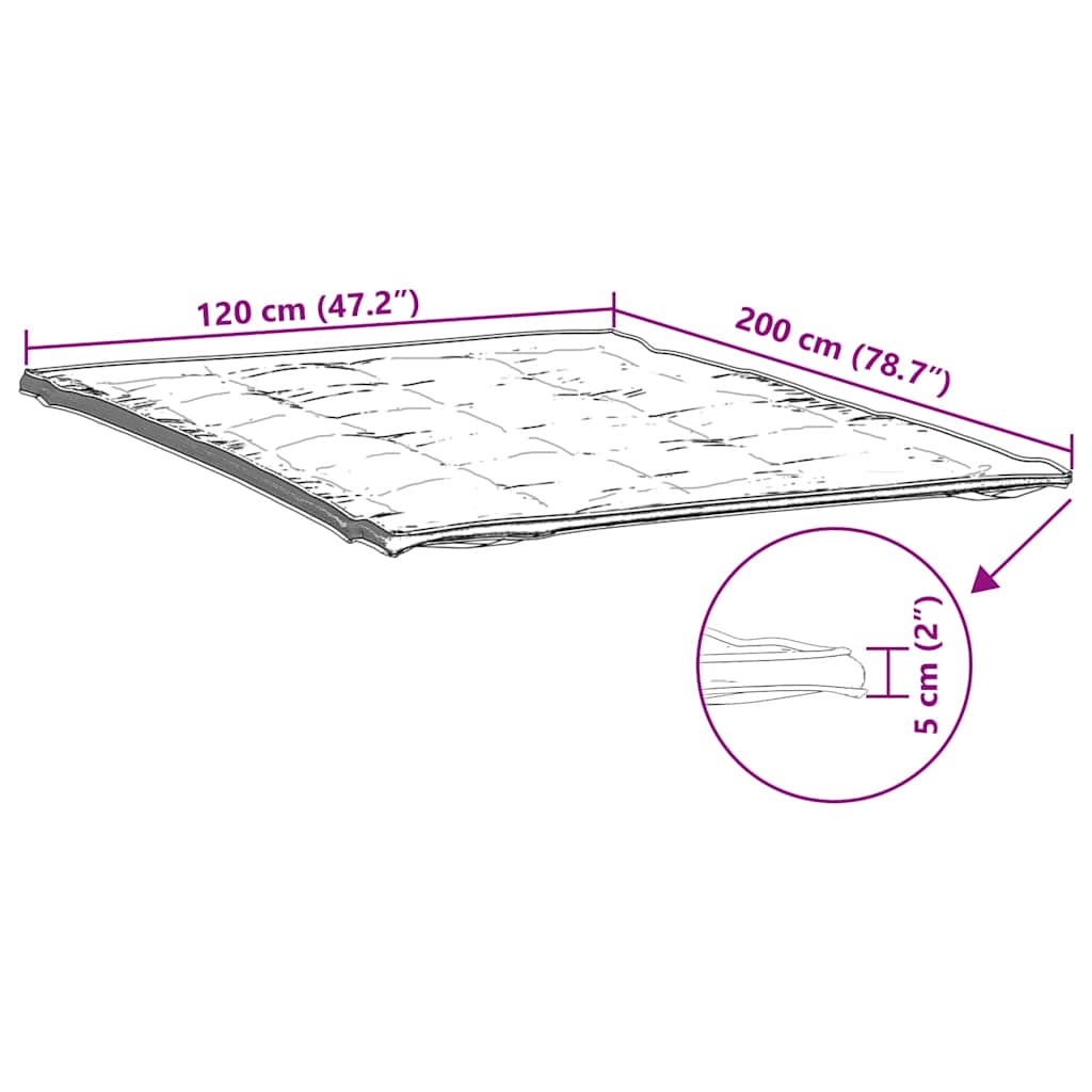 Protège-matelas blanc 120x200 cm