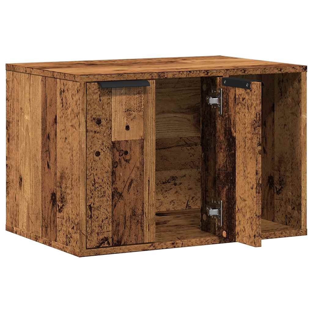 Katzenklo Altholz-Optik 60x40x40 cm Holzwerkstoff