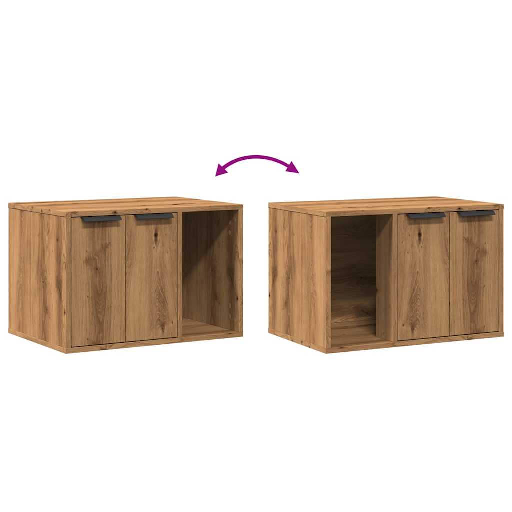 Katzenklo Artisan-Eiche 60x40x40 cm Holzwerkstoff