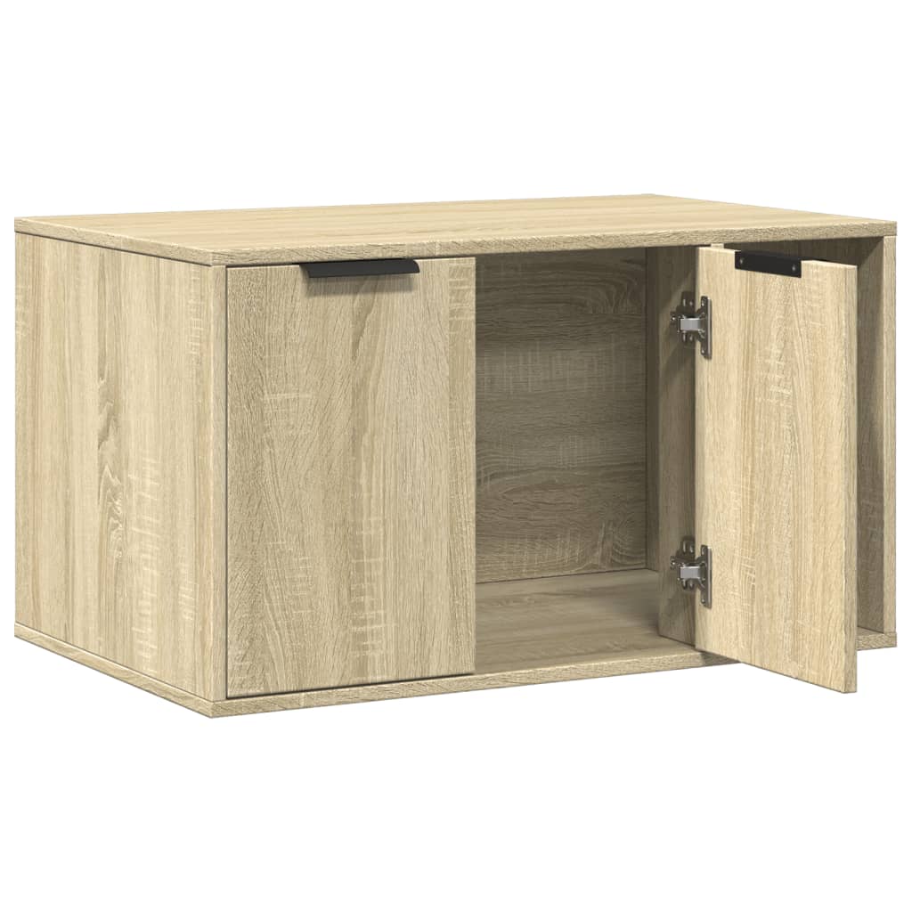 Katzenklo Sonoma Eiche 80x50x45 cm Holzwerkstoff