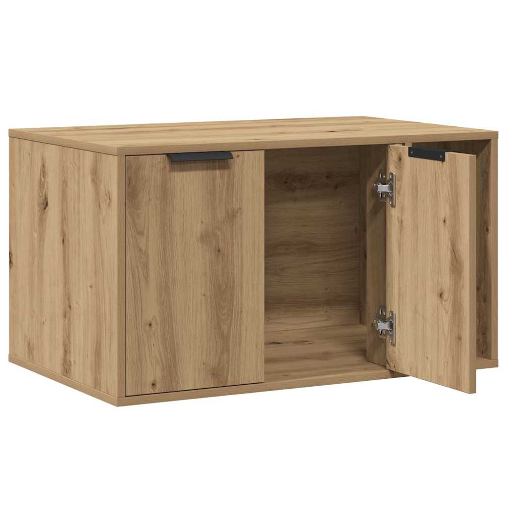 Katzenklo Artisan-Eiche 80x50x45 cm Holzwerkstoff