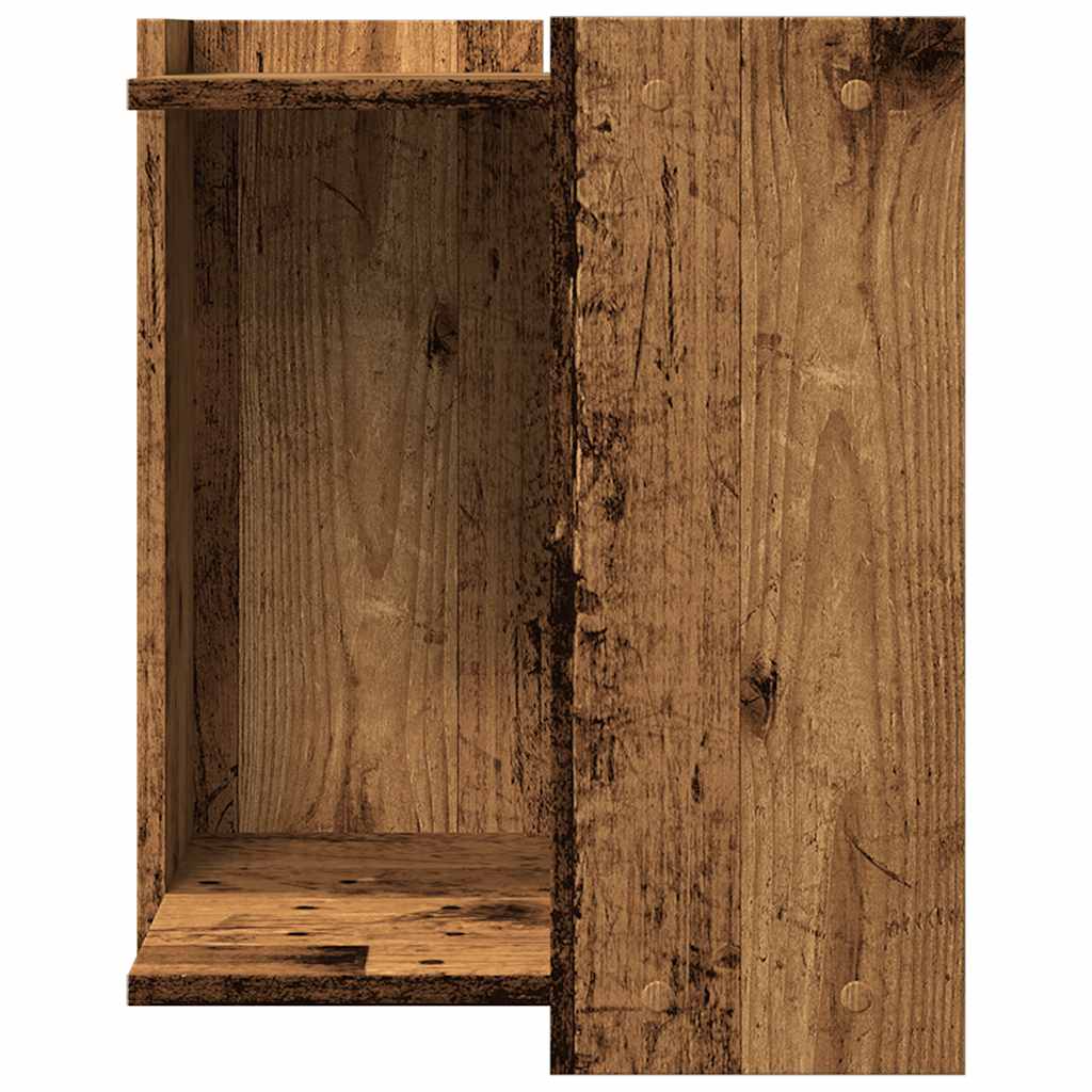 Katzenklo Altholz-Optik 42x42x51 cm Holzwerkstoff