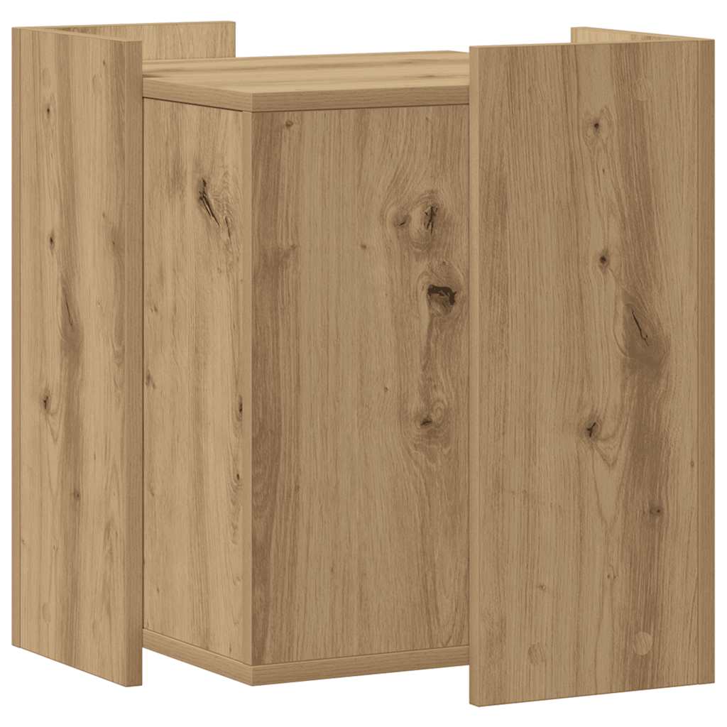 Katzenklo Artisan-Eiche 42x42x51 cm Holzwerkstoff