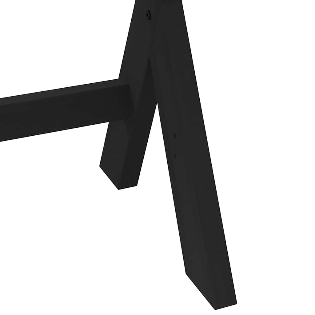 NOAIN Desk X-shaped Legs 120x50x75 cm Solid Pine