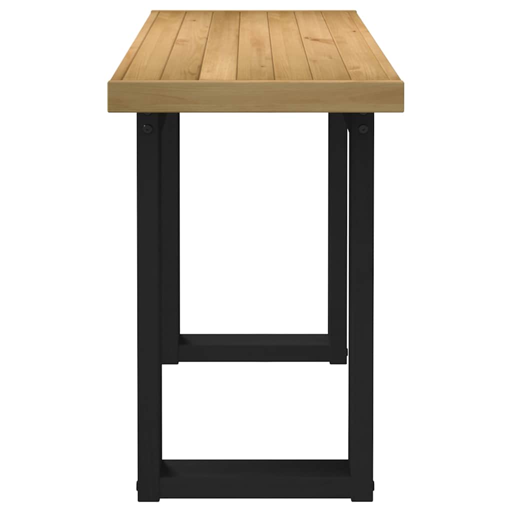 Desk NOAIN U-Shaped Legs 120x50x75 cm Solid Pine