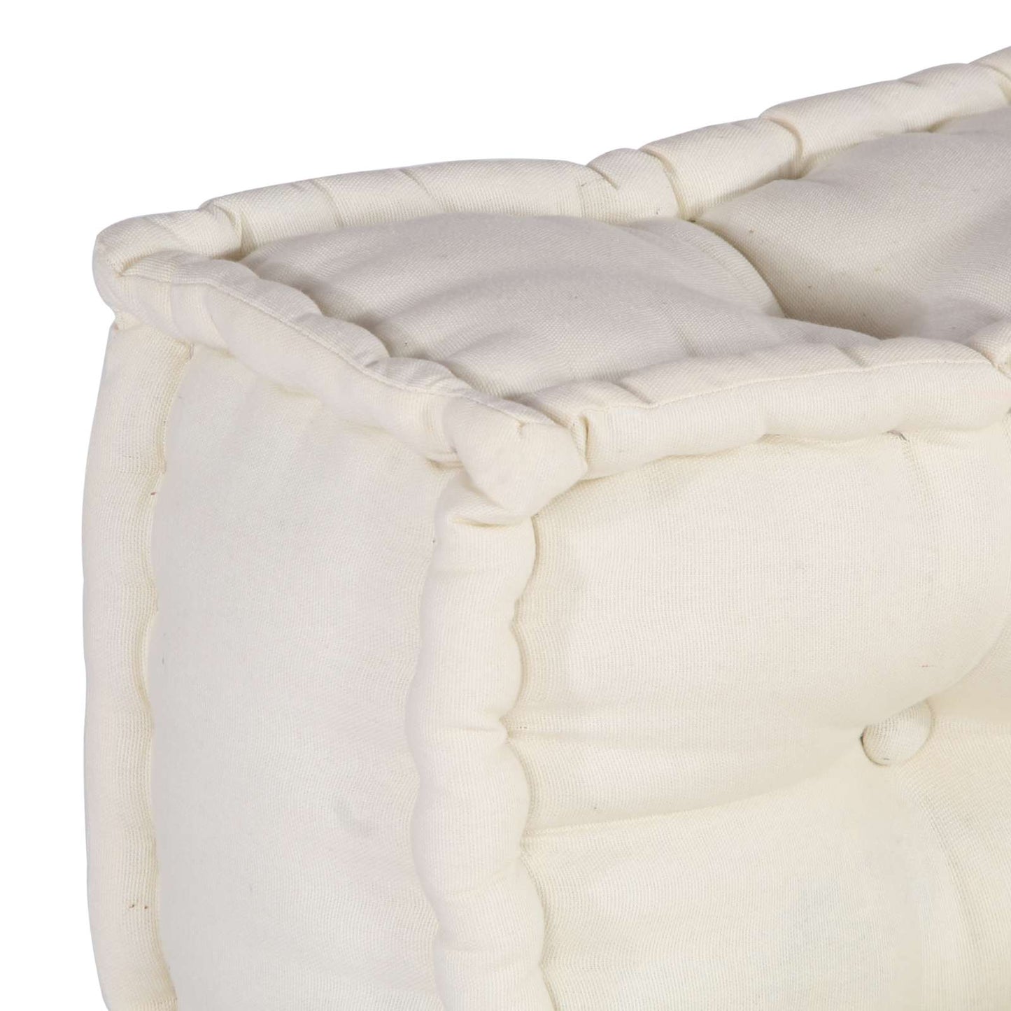 Modular Sofa 3 pcs Cream Fabric