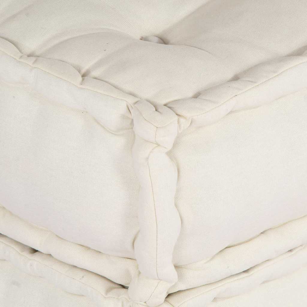 Modulares Sofa 2 pcs Creme 140 x 70 x 36 cm Stoff