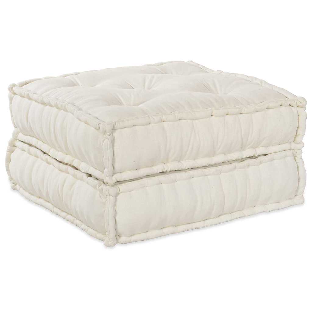 Modulares Sofa 2 pcs Creme 140 x 70 x 36 cm Stoff