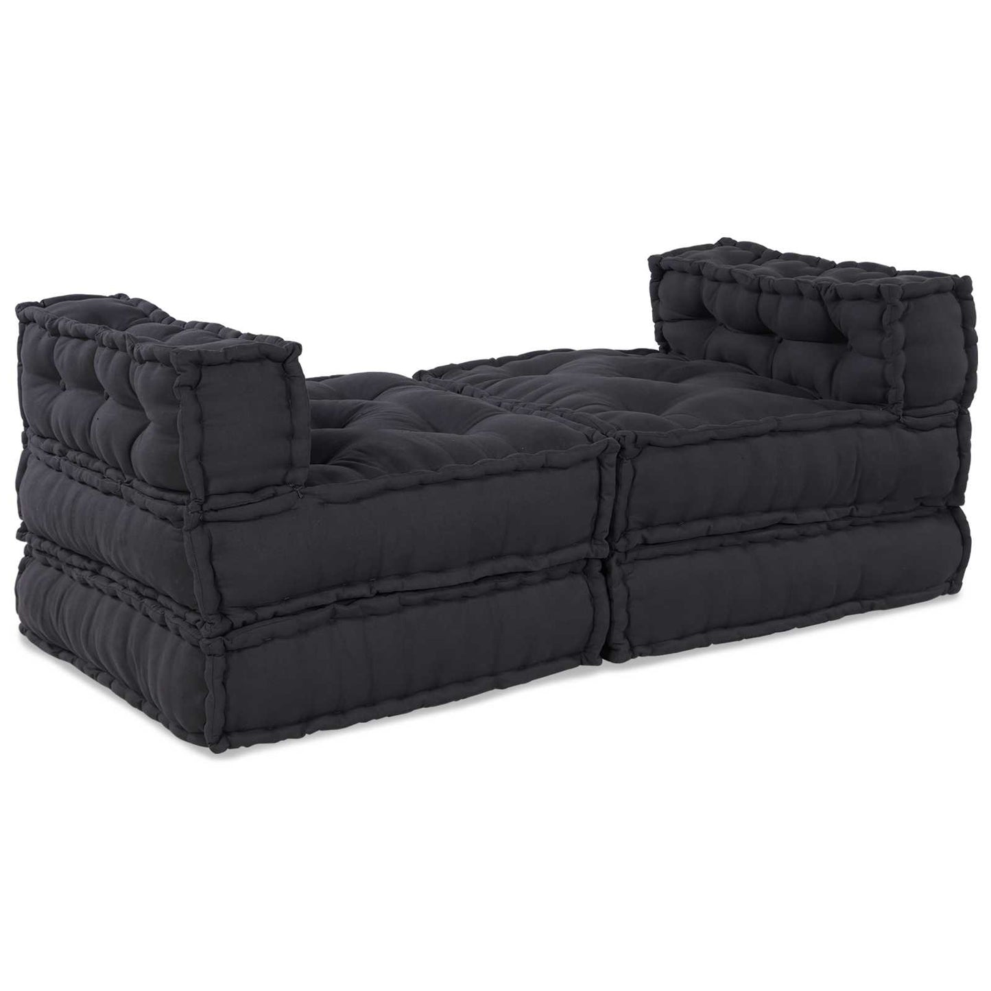 Canapé modulaire 4 pcs Anthracite Tissu
