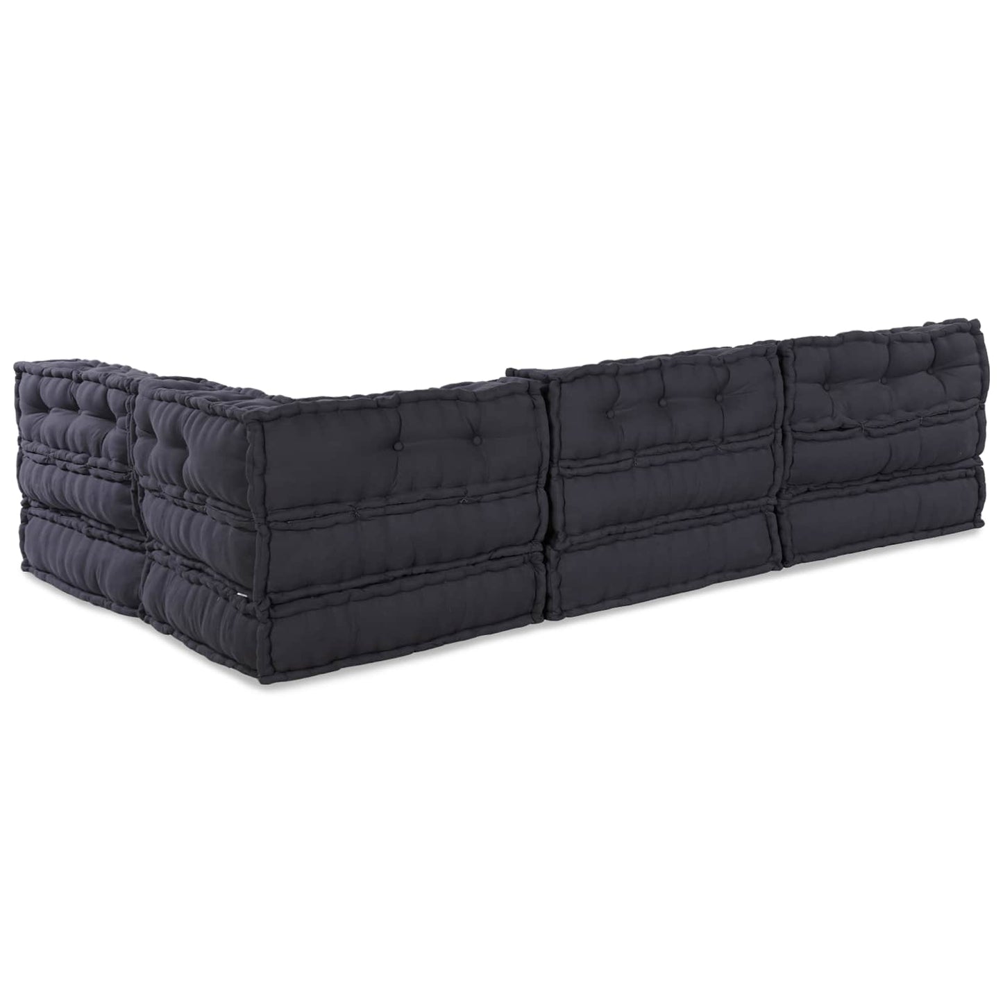 Canapé modulaire 4 pcs Anthracite Tissu