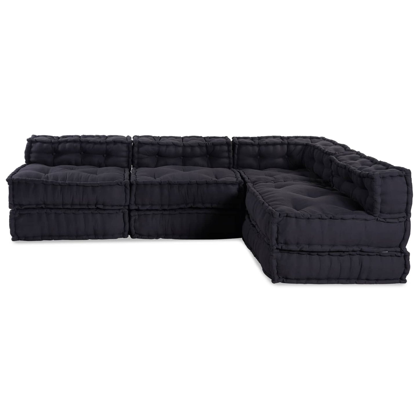 Canapé modulaire 4 pcs Anthracite Tissu