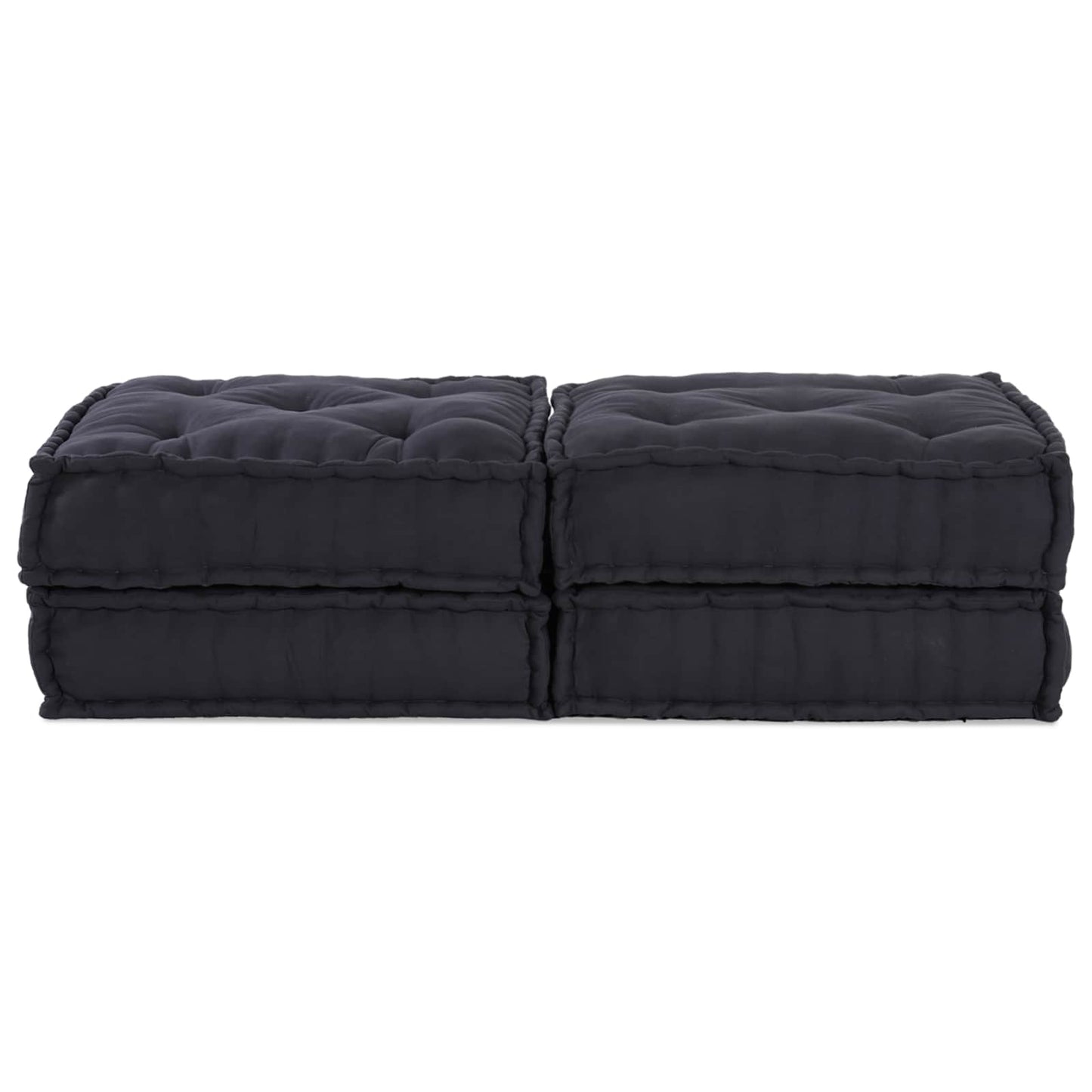 Modular Sofa 2 pcs Anthracite 140 x 70 x 36 cm Fabric