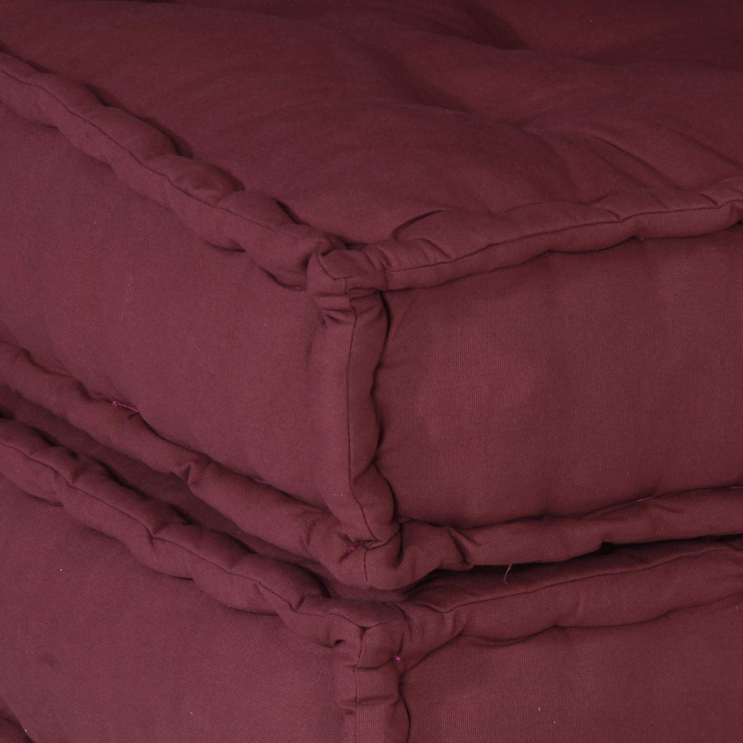 Canapé modulaire 3 places Marron Châtaigne Tissu