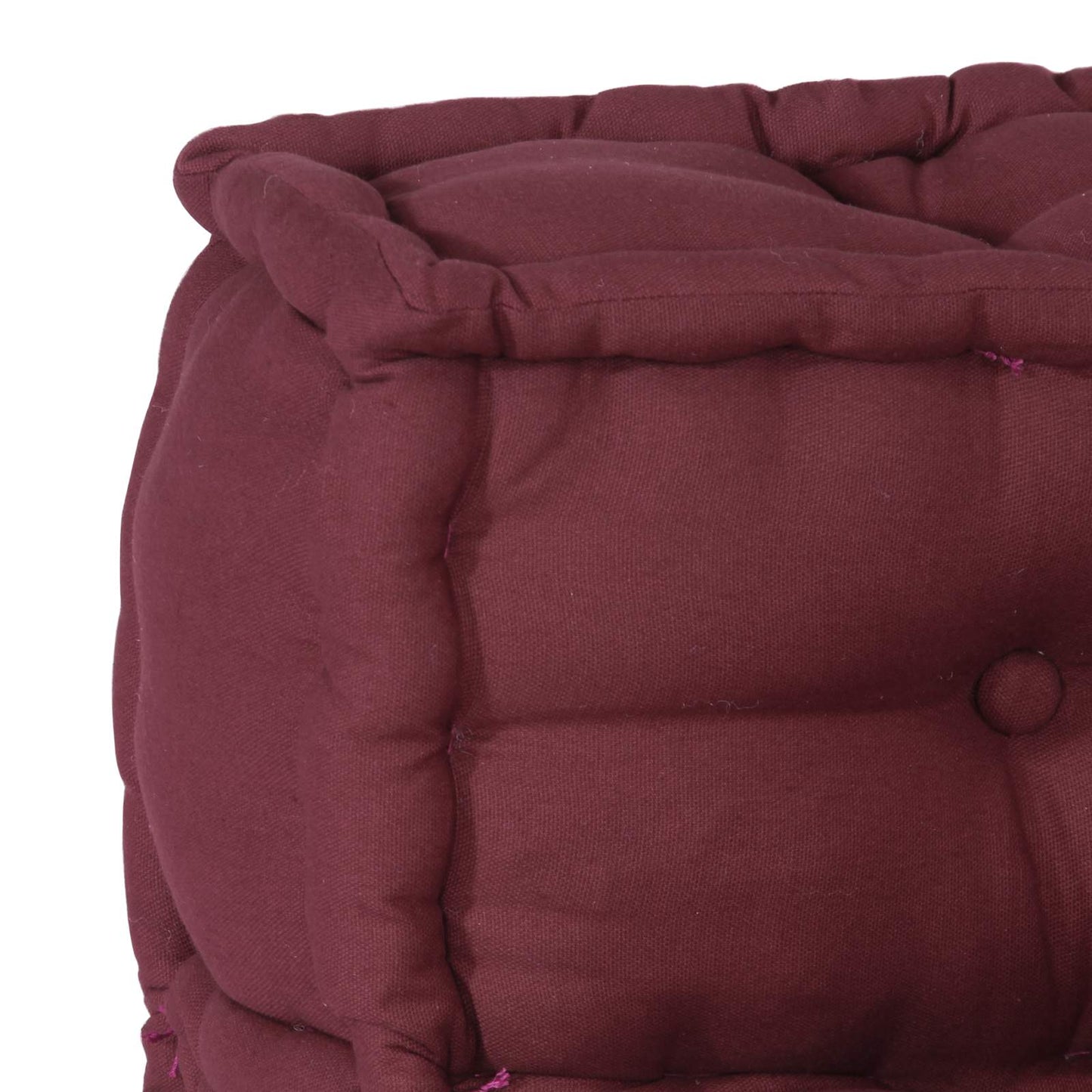 Canapé modulaire 3 places Marron Châtaigne Tissu